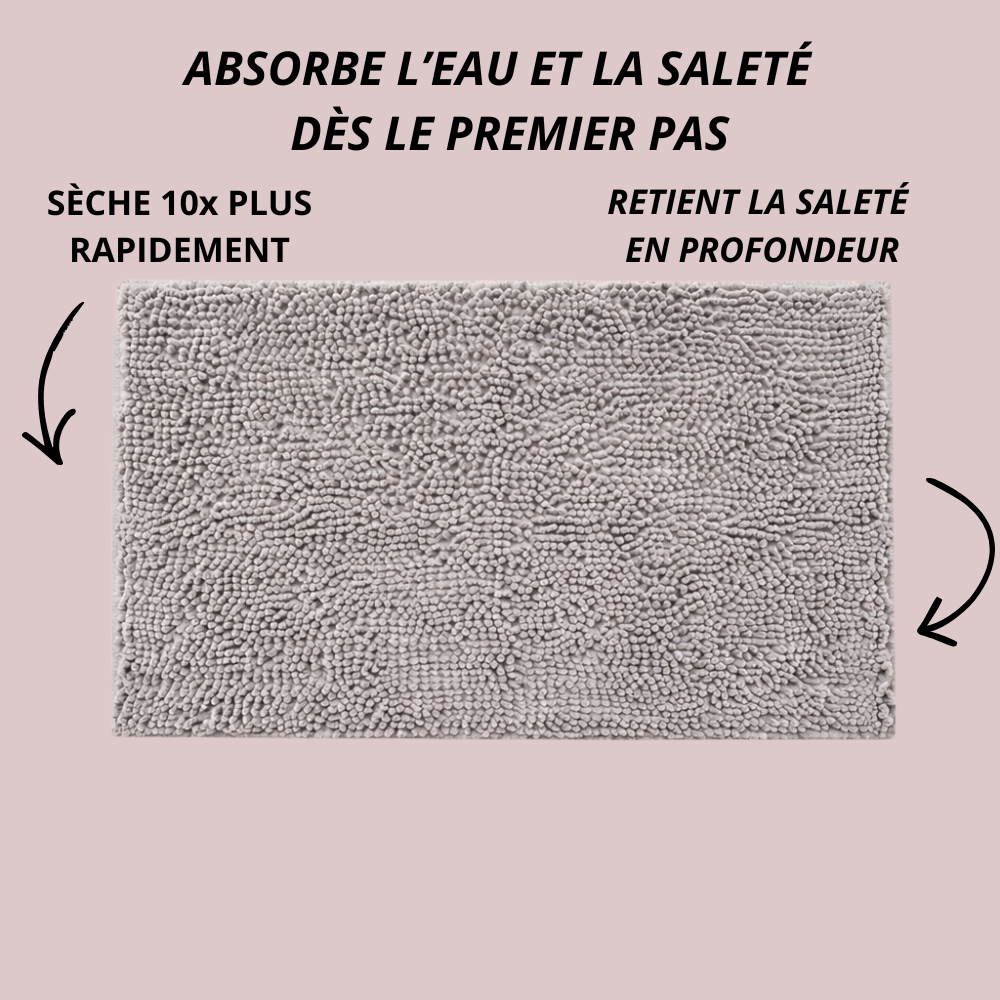 Tapis absorbant pour chien - Propreté immédiate après chaque promenade